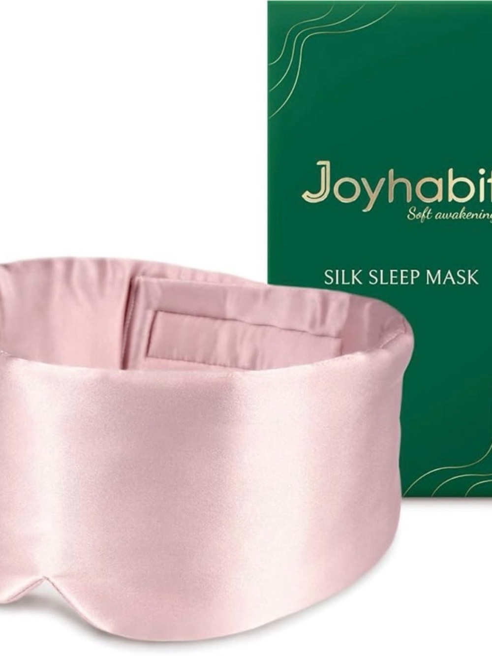 NEW Joyhabit Silk Sleep Mask 100% Mulberry Silk Women Men Ultra Soft Blackout